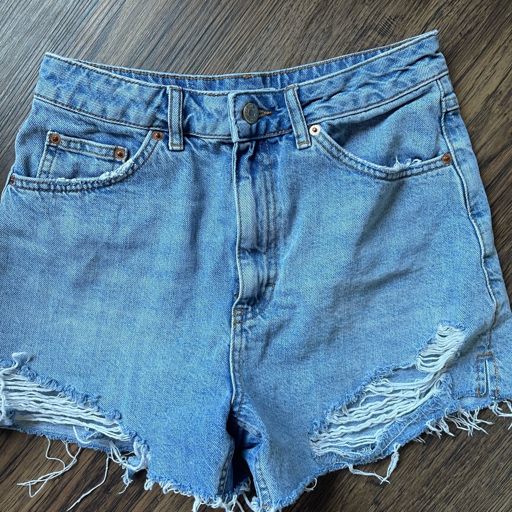 Top shop ripped shorts